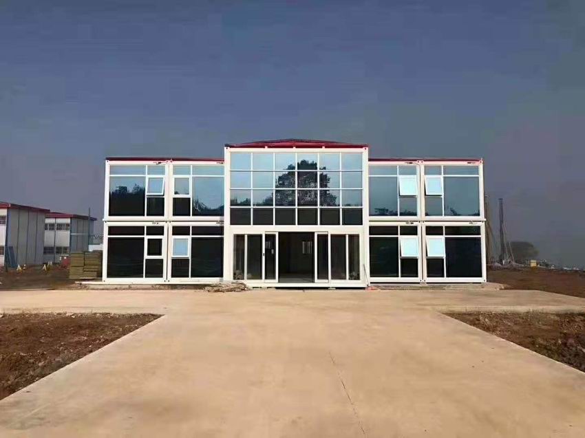 办公玻璃幕墙集装箱