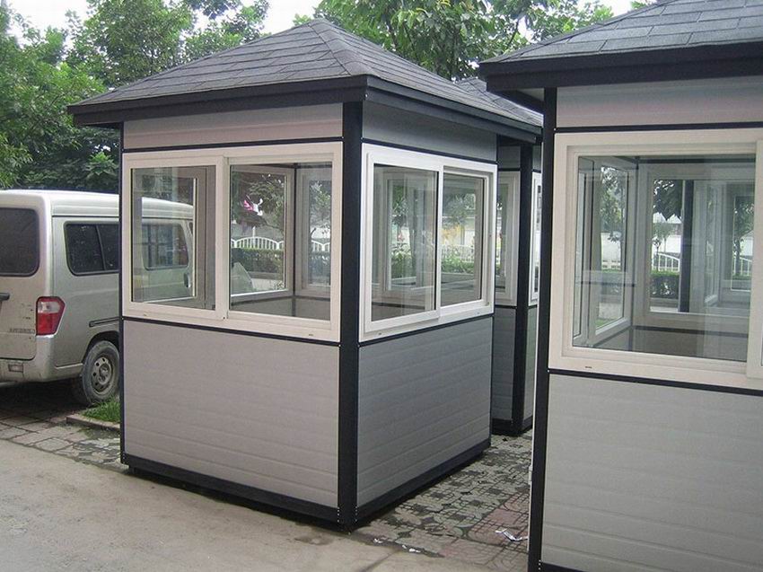 金属雕花板岗亭