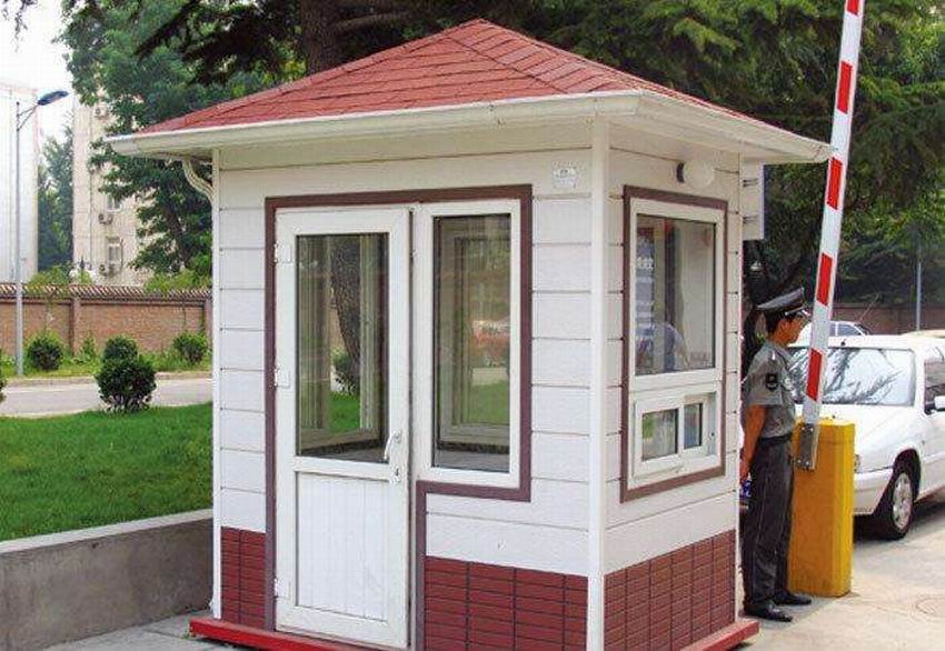 金属雕花板岗亭