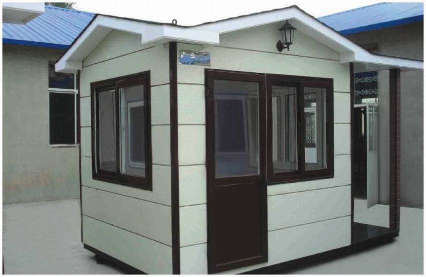 金属雕花板岗亭