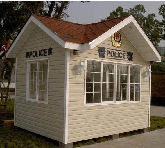 金属雕花板岗亭